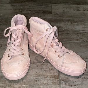 Old Navy Pink High Top Tennis Shoes